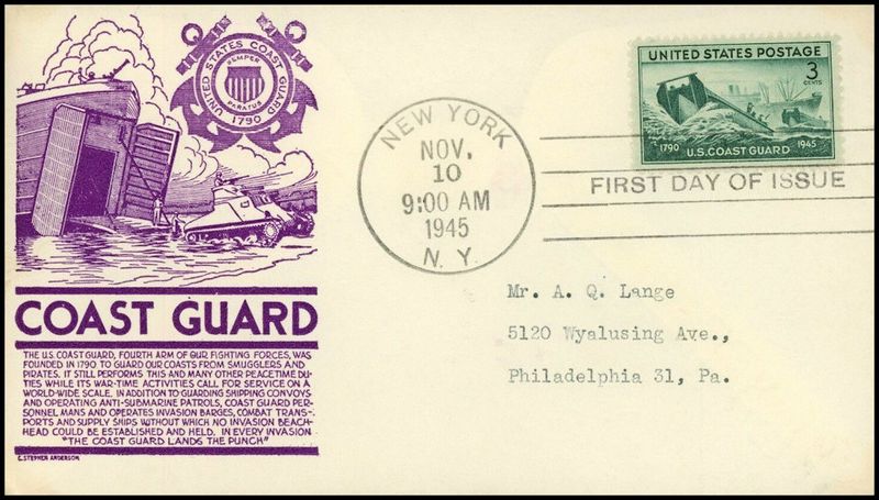 File:GregCiesielski USCG Stamp FDC 19451110 15 Front.jpg